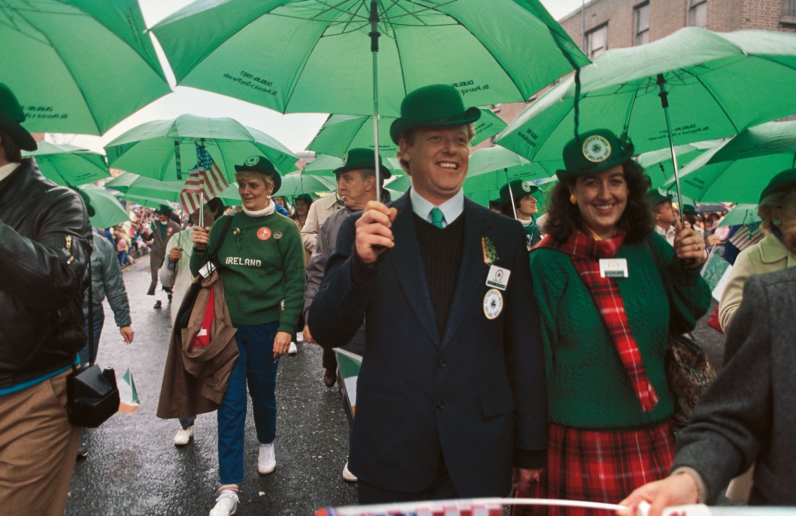 Per San Patrizio Dublino si tinge di verde