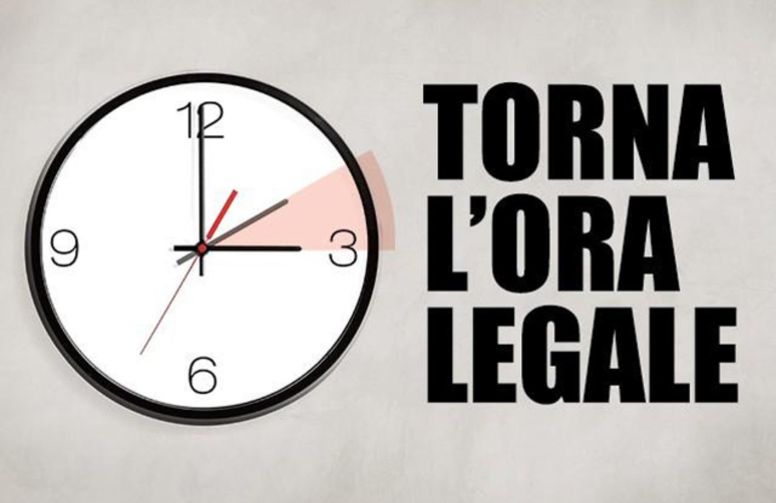 Torna l'ora legale: da domenica 27 marzo lancette avanti di un'ora