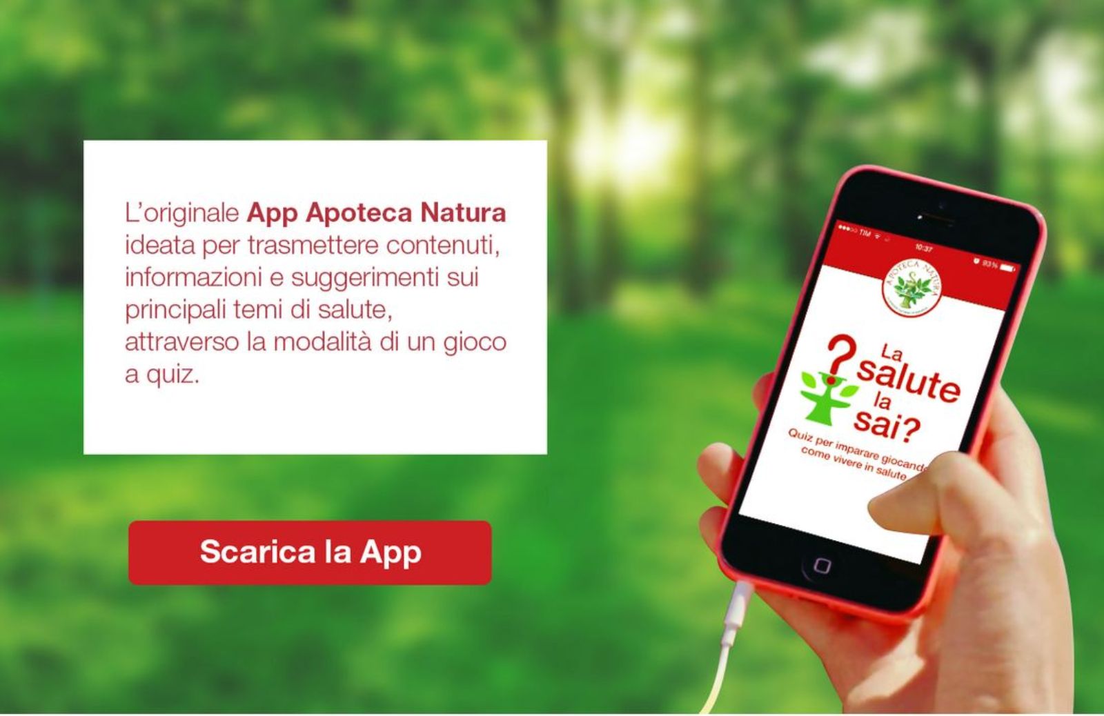 “La salute la sai?”: la nuova app Apoteca Natura che fa bene alla salute