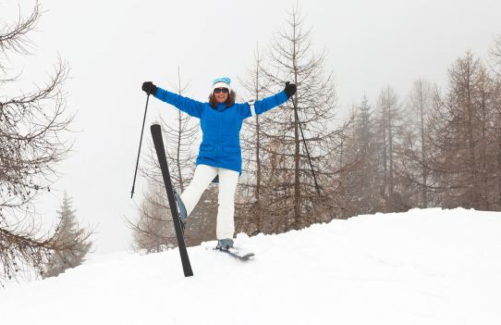 Come fare yoga sulle piste da sci