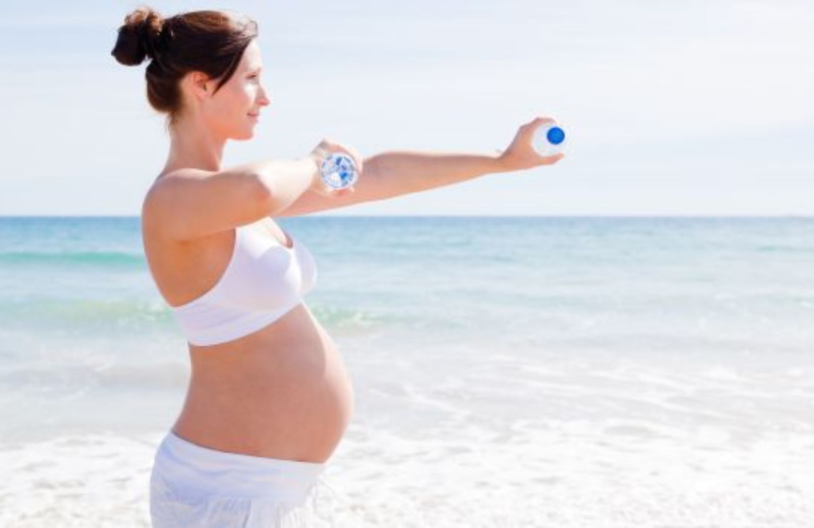 Come fare pilates in gravidanza: spalle e braccia - terzo trimestre