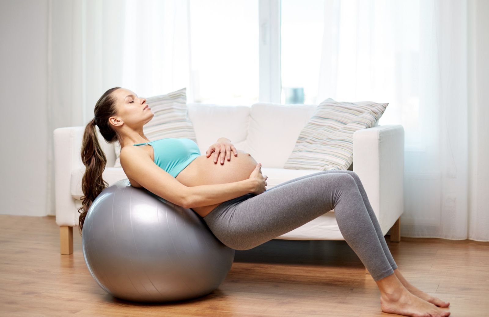 Come tenersi in forma in gravidanza a casa - parte 2