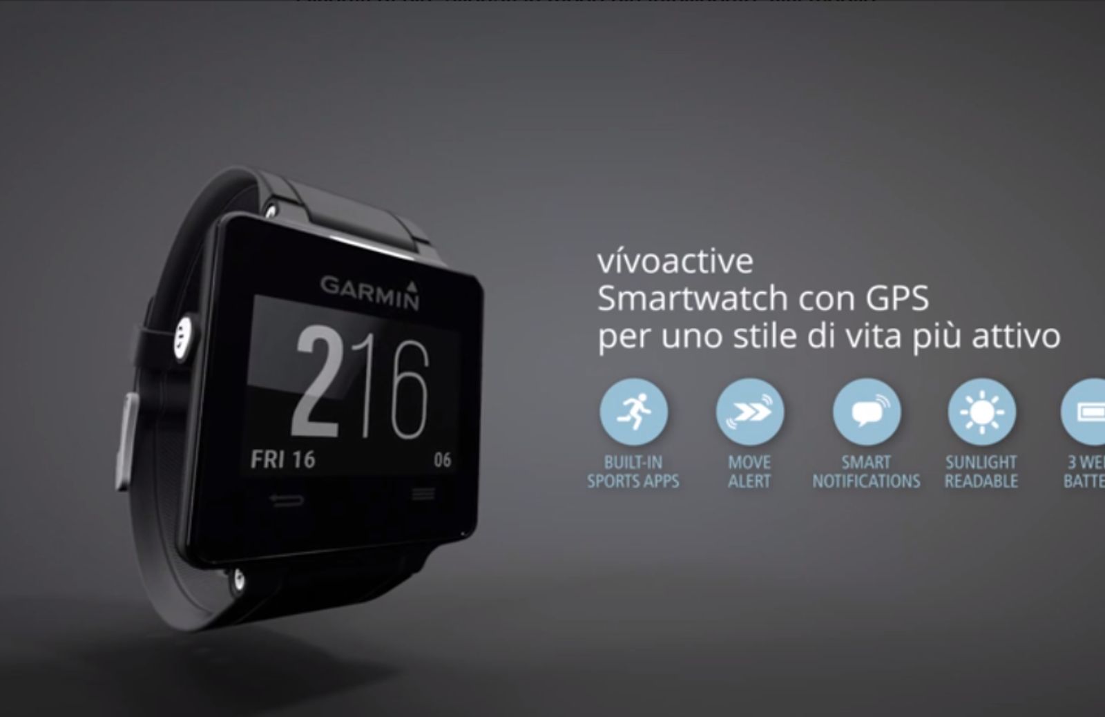Garmin Vivoactive, l'orologio con GPS per gli sportivi