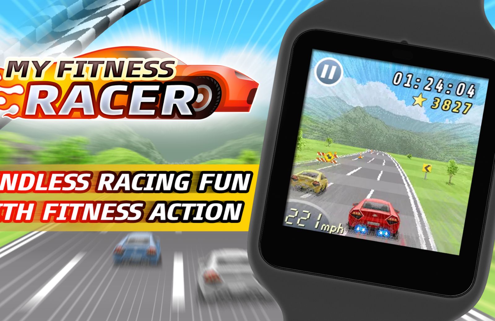 Mantenersi in forma mentre si gioca? Possibile con Myfitness Racer!