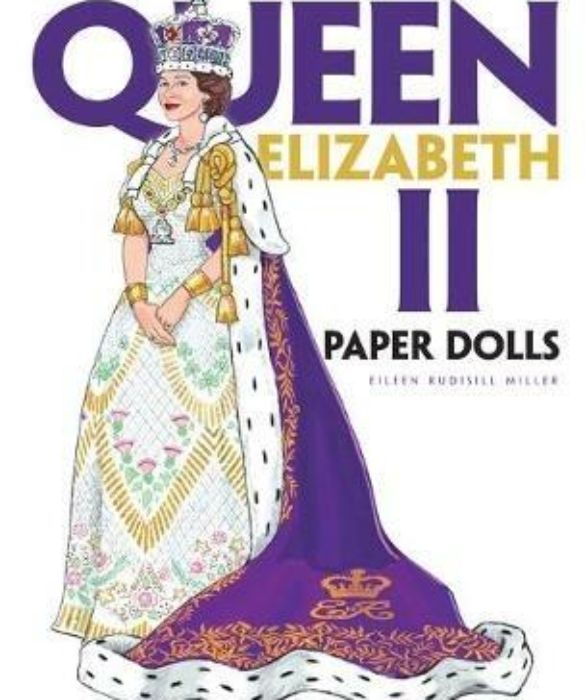 <p><strong>Queen Elizabeth II Paper Dolls</strong>. Si intitola così questo libro che contiene due bambole di carta raffiguranti la giovane Elisabetta II e poi quella “matura”, da agghindare a piacimento grazie ad innumerevoli outfit a disposizione.</p>
