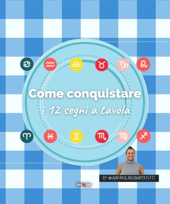 <p>Se è vero che possiamo resistere a tutto, fuorché alle tentazioni, cosa succede quando la tentazione arriva dalla tavola? Affidatevi ai consigli di Ginny Chiara Viola per scoprire con quale piatto conquistare il vostro segno del cuore!</p>
