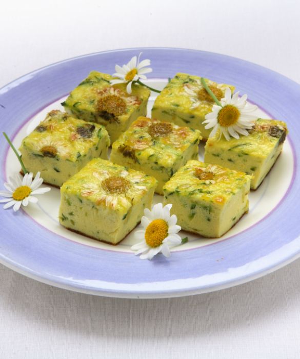 Una frittata speciale di pratoline e zucchine