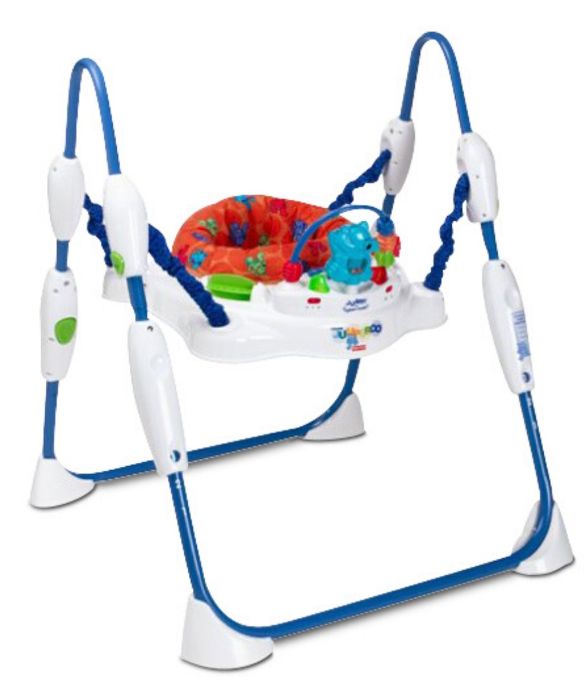 Agli inizi degli anni Duemila, seguendo un segmento di mercato sempre più giovane, Fisher-Price lancia Jumperoo, un modo sicuro per permettere ai bambini di fare movimento e divertirsi.