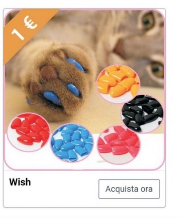 <p>Dal rosso, all’arancio, passando per il nero e l’azzurro: chi ha detto che i nostri amici a quattro zampe non possono essere in linea con le tendenze in fatto di nail art? Ah e questi copri unghie non salveranno soltanto lo stile del vostro gatto, ma anche i vostri abiti, divani e mobili impedendogli di graffiarli!</p>