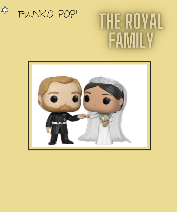 <p>Lo sappiamo tutti che la regina Elisabetta II, Kate Middleton, il Principe Harry e tutto il resto della royal family hanno centinaia di fan a corte. Sarà per questo che Funko ha deciso di realizzare vinyl figures con i volti dei reali. Un’idea geniale: non li vedete già sulla vostra scrivania? Difficile dire quale sia il più bello, ma di certo noi abbiamo un debole per Betty: look al neon, cappellino colorato e il suo simpatico corgi. Un capolavoro! Ma non dimentichiamo la bellissima Diana o Meghan e Harry che vengono riprodotti nell’emozionante momento del loro matrimonio.</p>
