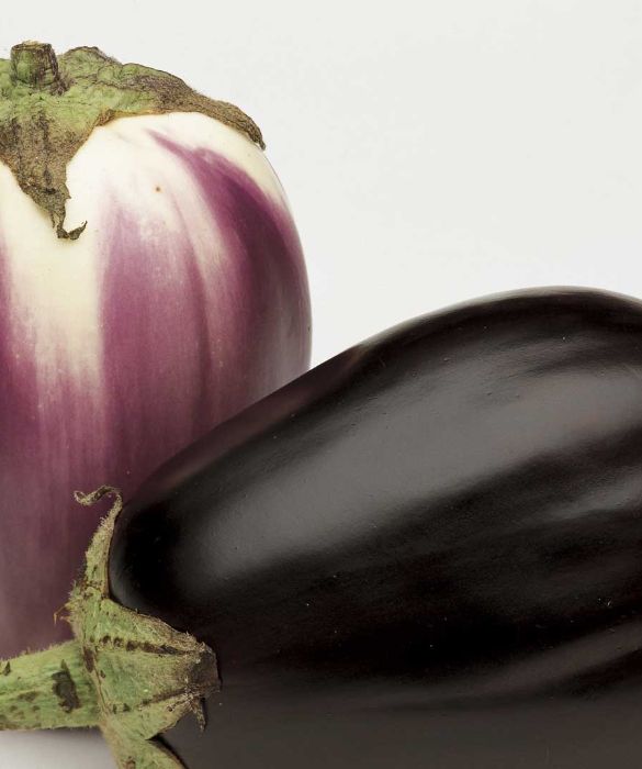 Le sostanze che accomunano tutta la verdura e la frutta blu-viola sono i polifenoli e le antocianine, antiossidanti fondamentali per la salute. Tra gli ortaggi ricordiamo le melanzane e il radicchio, entrambi ricchi di fibre ma poveri di calorie.