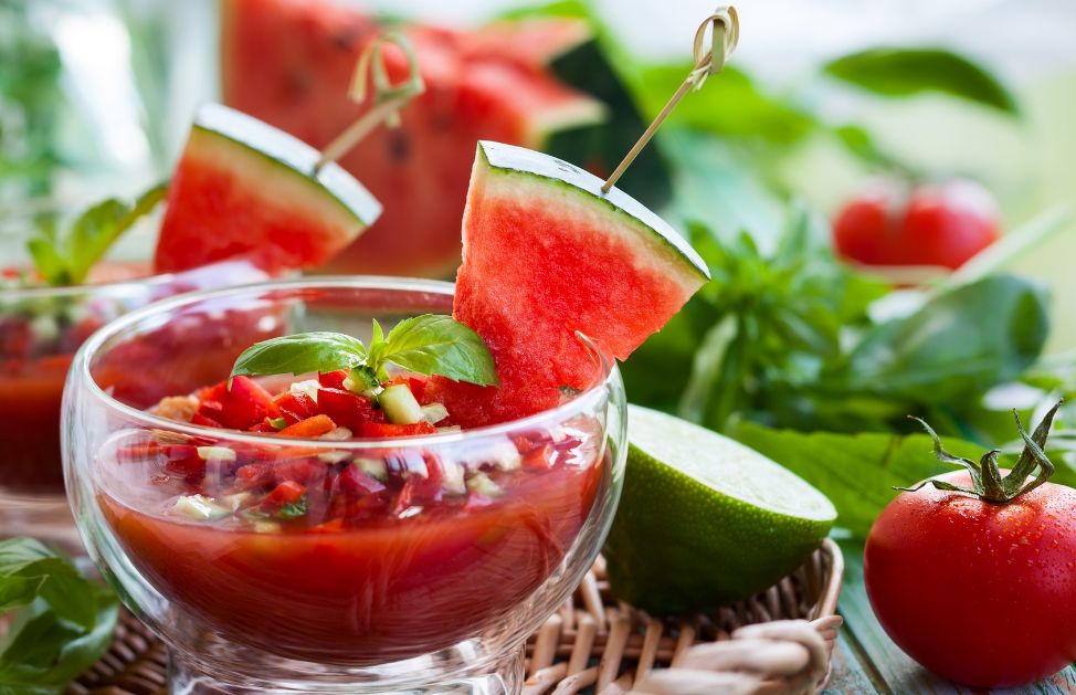 Come Fare Il Gazpacho Di Pomodoro E Anguria Deabyday