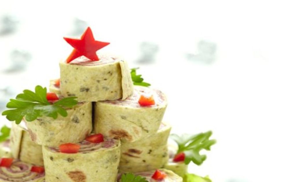 Come fare un antipasto natalizio di piadine DeAbyDay