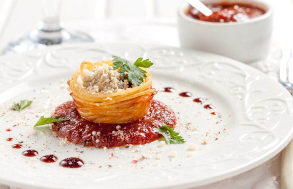 Come fare i nidi di spaghetti con sorpresa | DeAbyDay