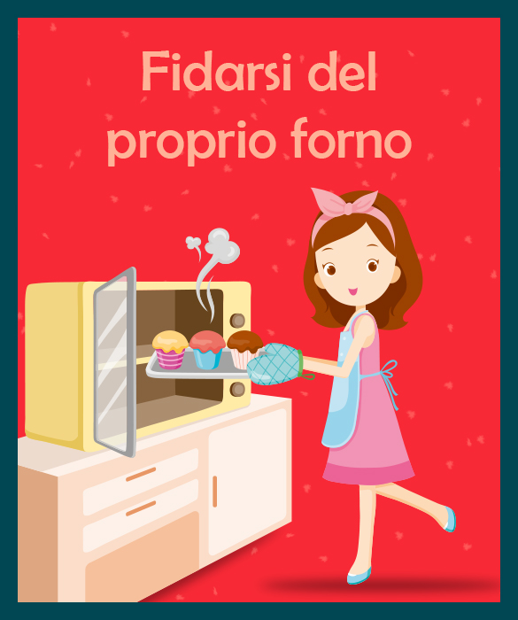 <p>Lo so che dite sempre: “<strong>non ci si può fidare di nessuno!”</strong>, bravi è così, meno che mai del vostro forno, le temperature di cottura e i tempi sono indicativi, nessuno conosce il vostro forno, e sinceramente neanche voi, quindi nessuno vi vuole davvero bene. Però lo sapete cosa vi può aiutare? La logica. Alla stessa temperatura cuoce prima un singolo biscotto su una teglia o 3 teglie con 30 biscotti l’una? La fisica è importante, la logica ancora di più.<br />
Quindi quando infornate, le temperature di riferimento sono sempre più o meno giuste, ma un occhio al forno lo darei sempre, non mi fiderei solo del timer.</p>
