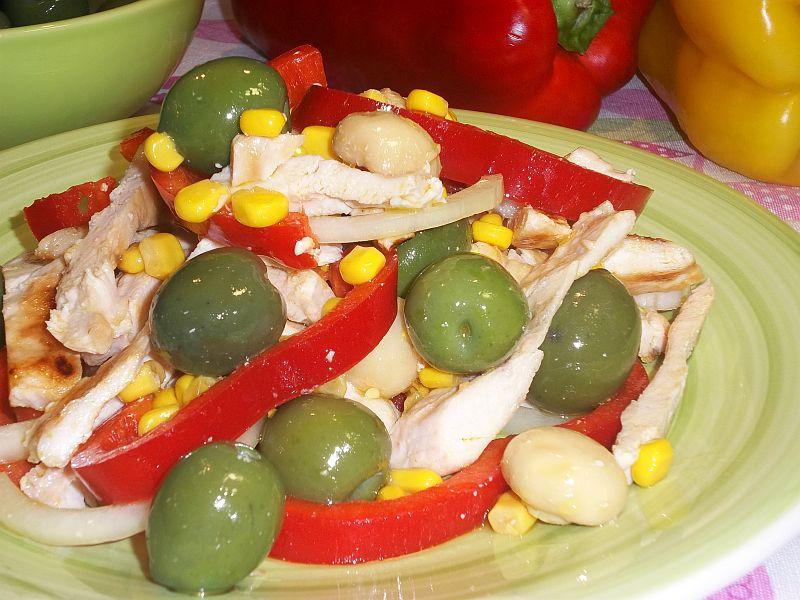 Insalata di pollo light