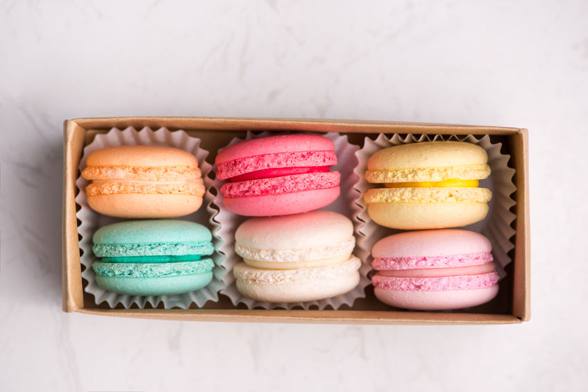 Scatola di macarons