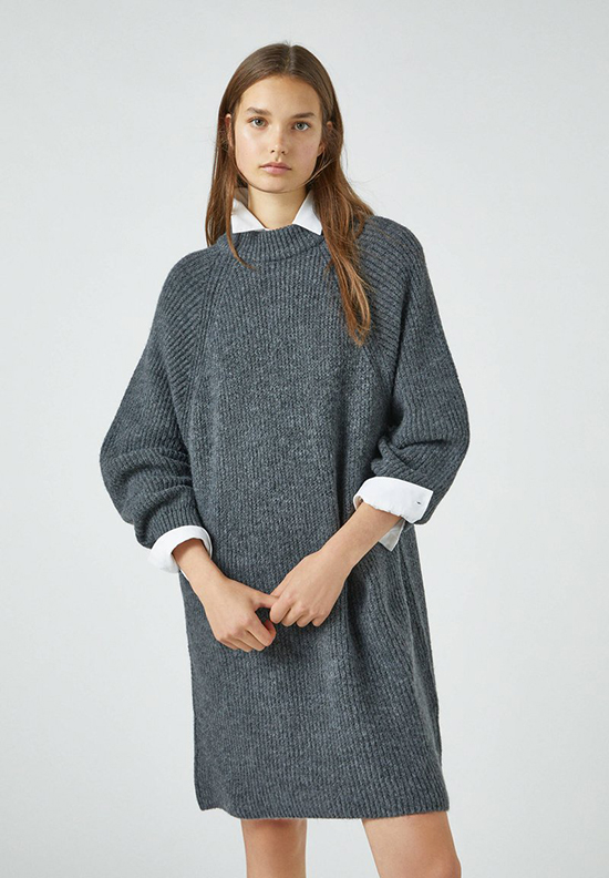 Accessori inverno 2020: knit dress