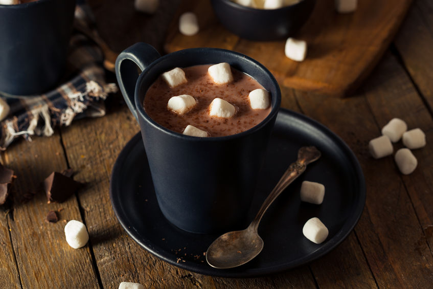 cioccolata calda con marshmallows