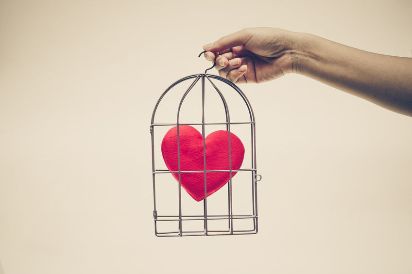 cuore in gabbia