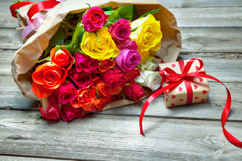 Bouquet di rose per la festa della mamma