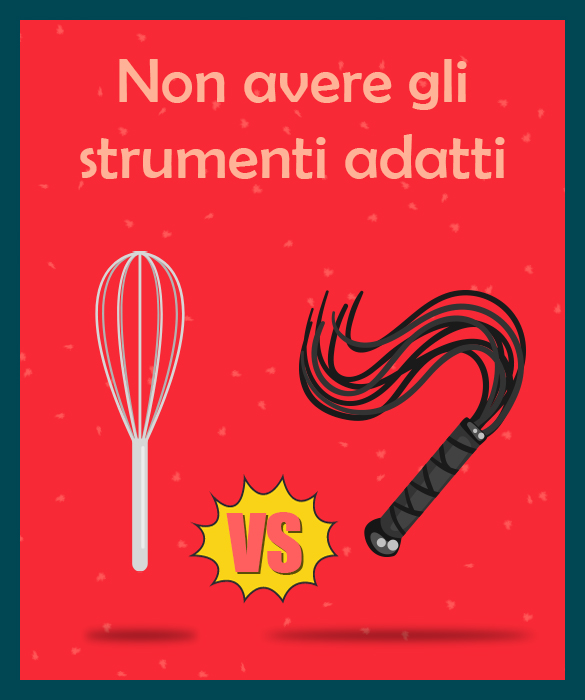 <p>Avete mai visto <strong>fare la calce a un operaio senza la cazzuola</strong>? Avete mai visto <strong>un medico auscultare le spalle di un paziente con un bicchiere</strong>? Allora perché pensate che si possa fare una<strong> crema pasticcera senza termometro </strong>o un pan di Spagna montato con la forchetta? Munitevi, prima di iniziare una ricetta, di tutto l’occorrente, perché il problema non sta nella ricetta, sta nell’esecuzione.</p>
