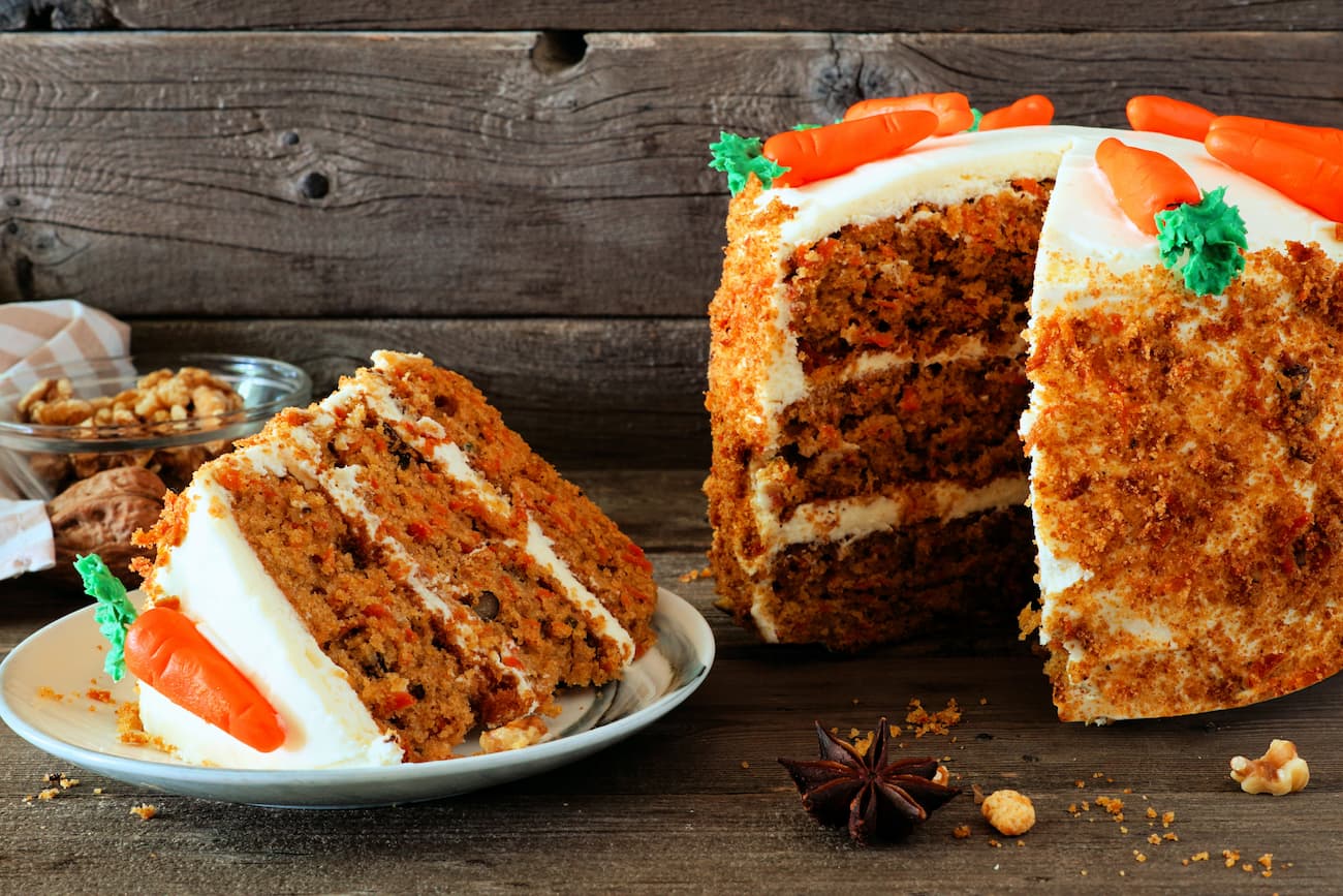 Carrot cake, la torta di carote