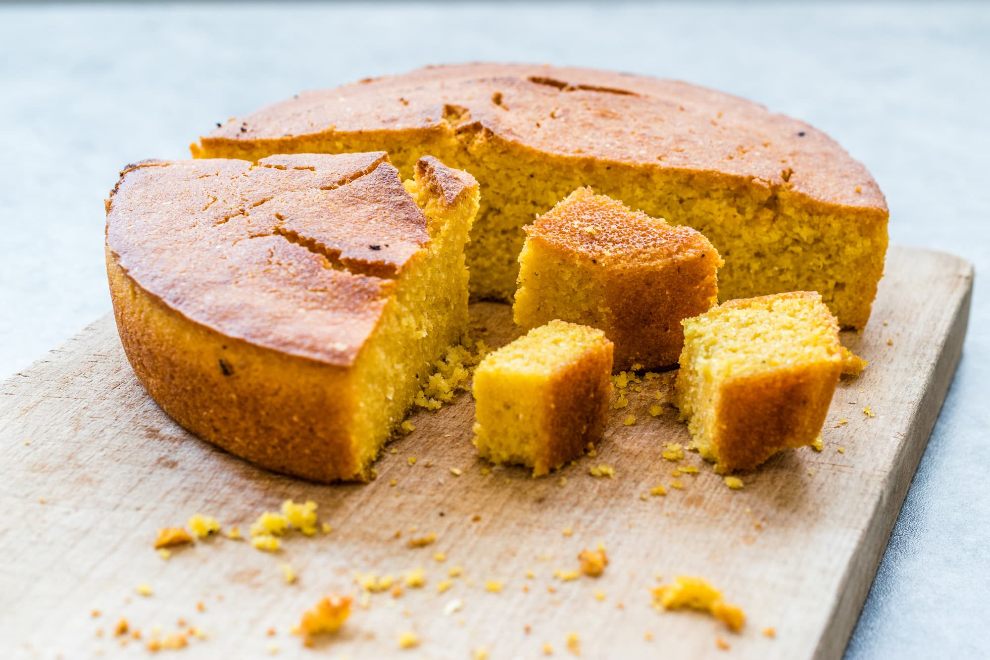 cornbread su tagliere