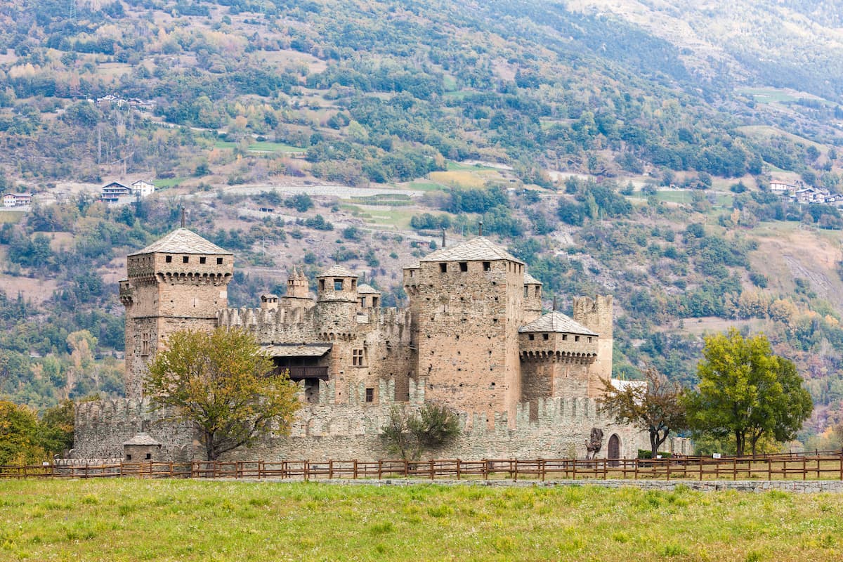 Castello di Fenis in Val d'Aosta