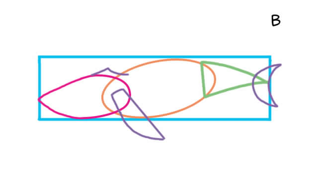 Disegnare i contorni della balena