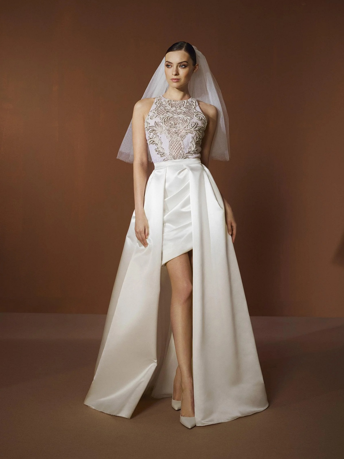 Abito da sposa corto Pronovias