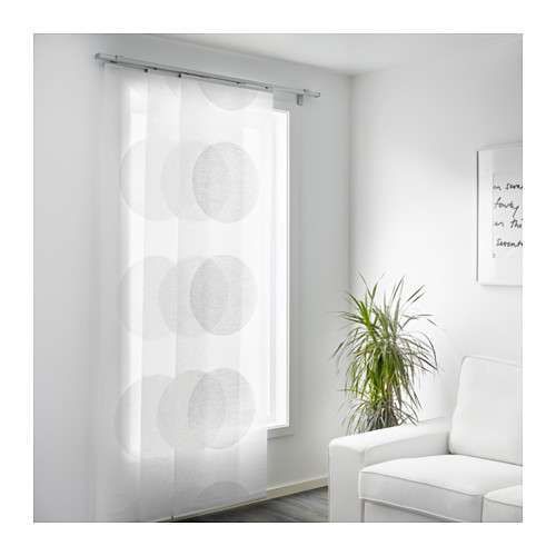Tenda In Tulle Di Cotone E Lino Con Ricamo – Pannello Per Finestra 150x230 Cm, Bianca, Per Soggiorno E Camera Da Letto