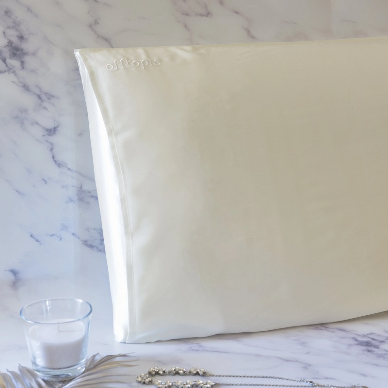 Federa In Seta Di Gelso Queen Size 50x66 Cm Azzurra Per Capelli E Pelle - Hyzsj
