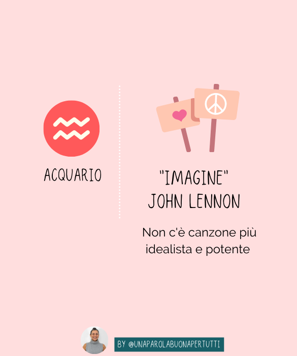 <p><em>Imagine</em> di <strong>John Lennon</strong>, non c'è canzone più <strong>idealista e potente</strong>.</p>
