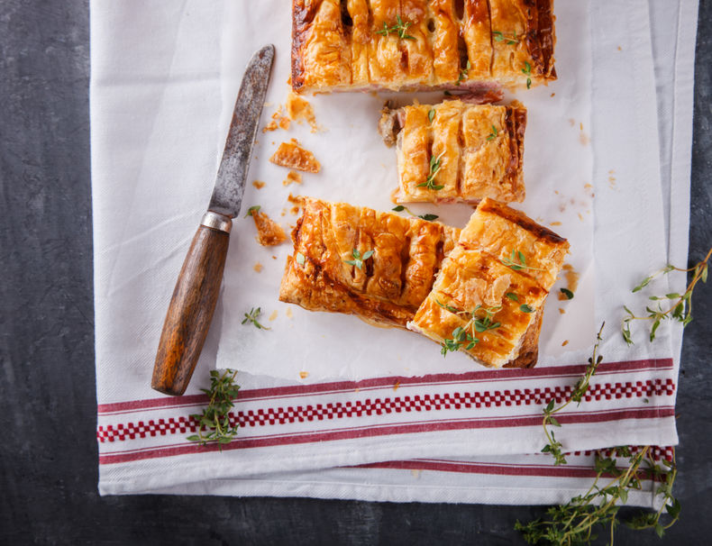 torta salata con pasta sfoglia